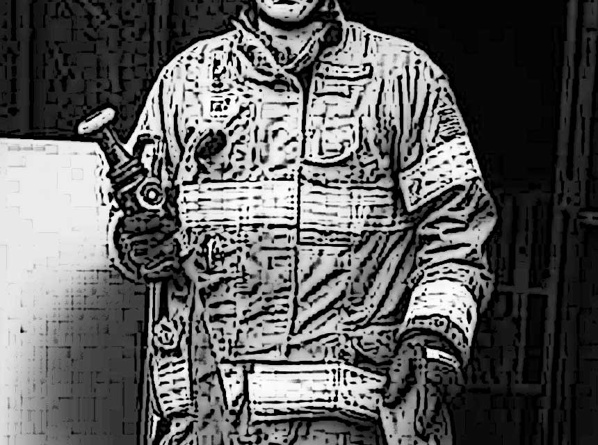 firefighter-ppe Firefighter with PPE holding a hoseline