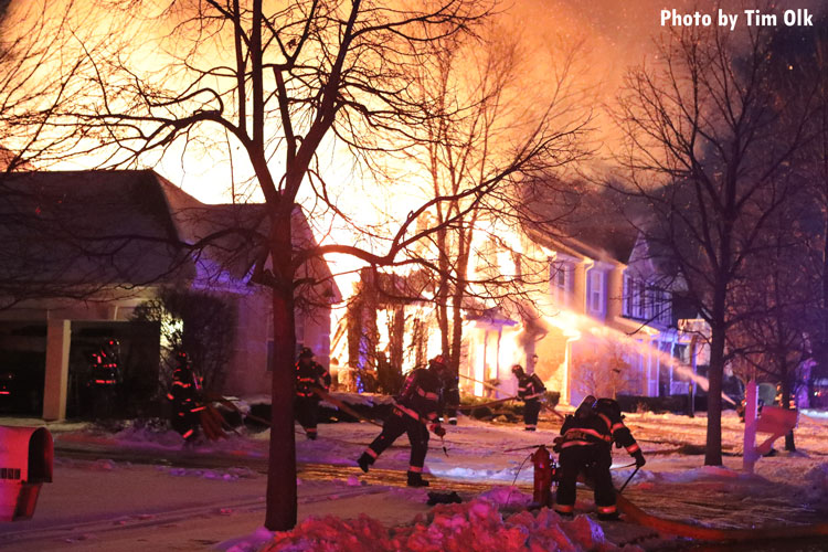 诺斯布鲁克着火的房子